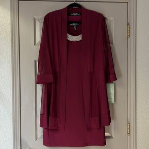 R & M Collection, two piece dress, size 16. Pet and smoke free home.